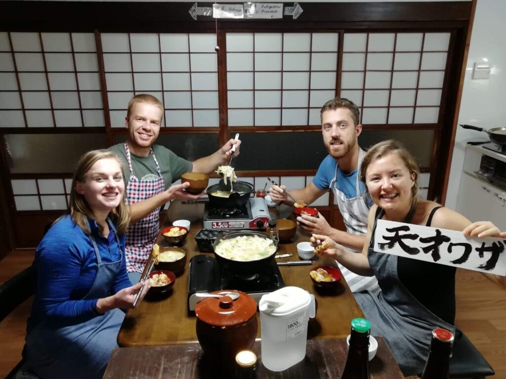 うどん作り体験