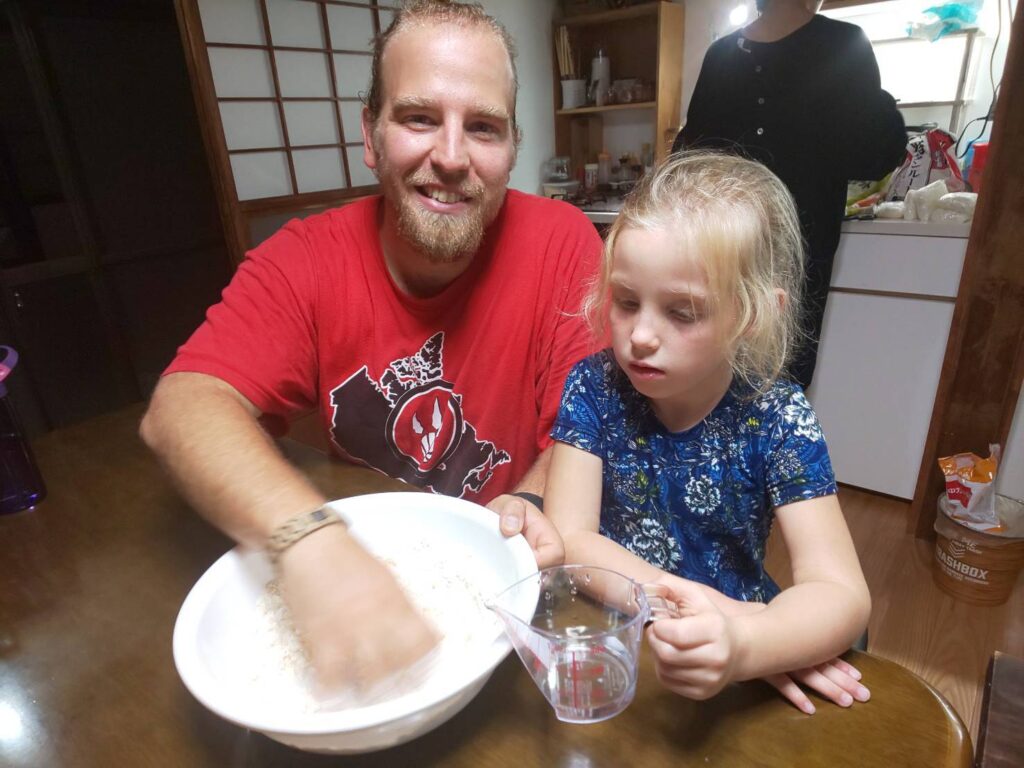 うどん作り体験