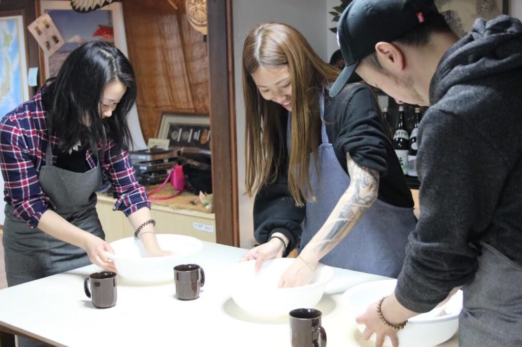 うどん作り体験