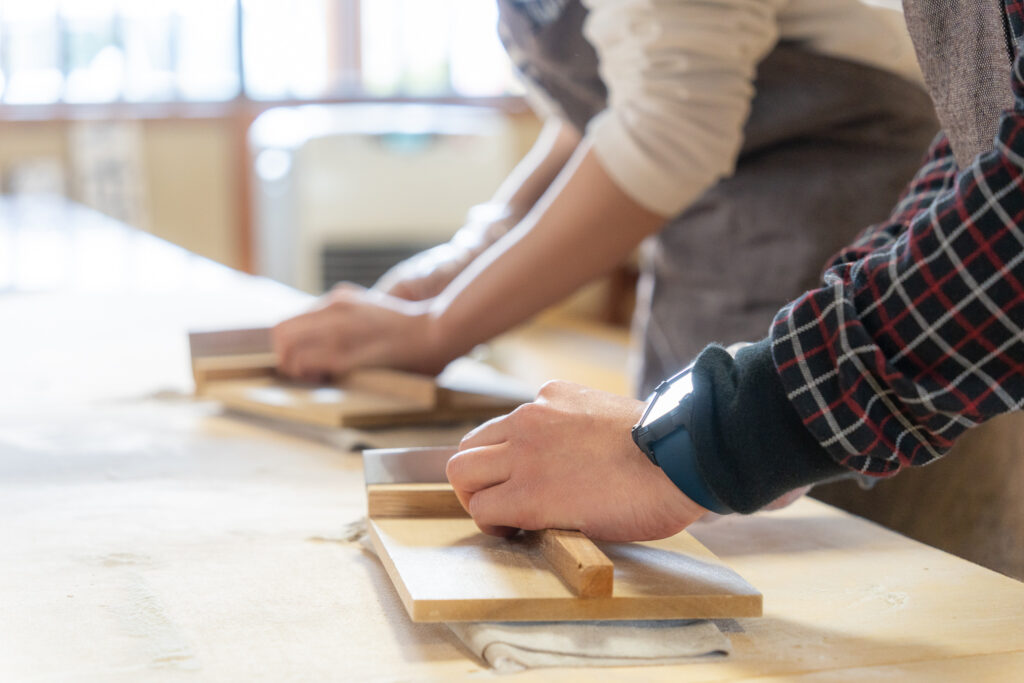 蕎麦打ち体験